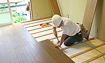 新規床材施工・巾木等の設置