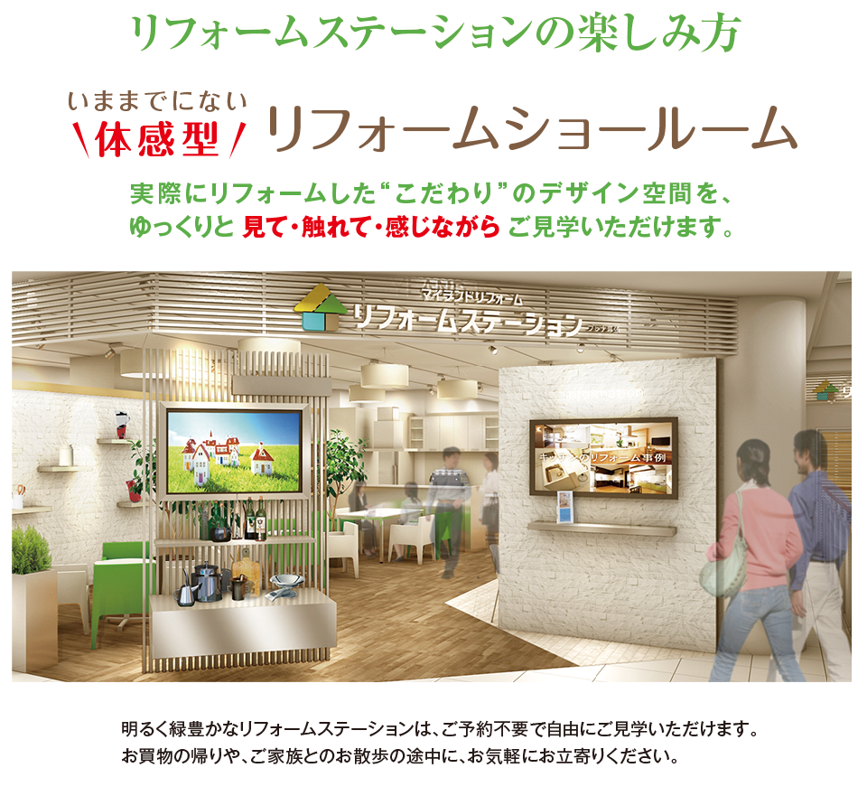 リフォームステーションの楽しみ方